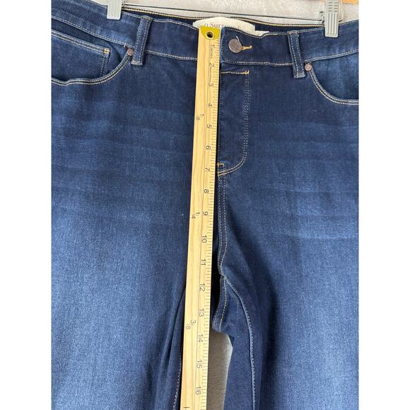 Soft Surroundings XL Ultimate Denim 5-Pocket Jeans Relaxed Straight Full Length - Picture 5 of 9